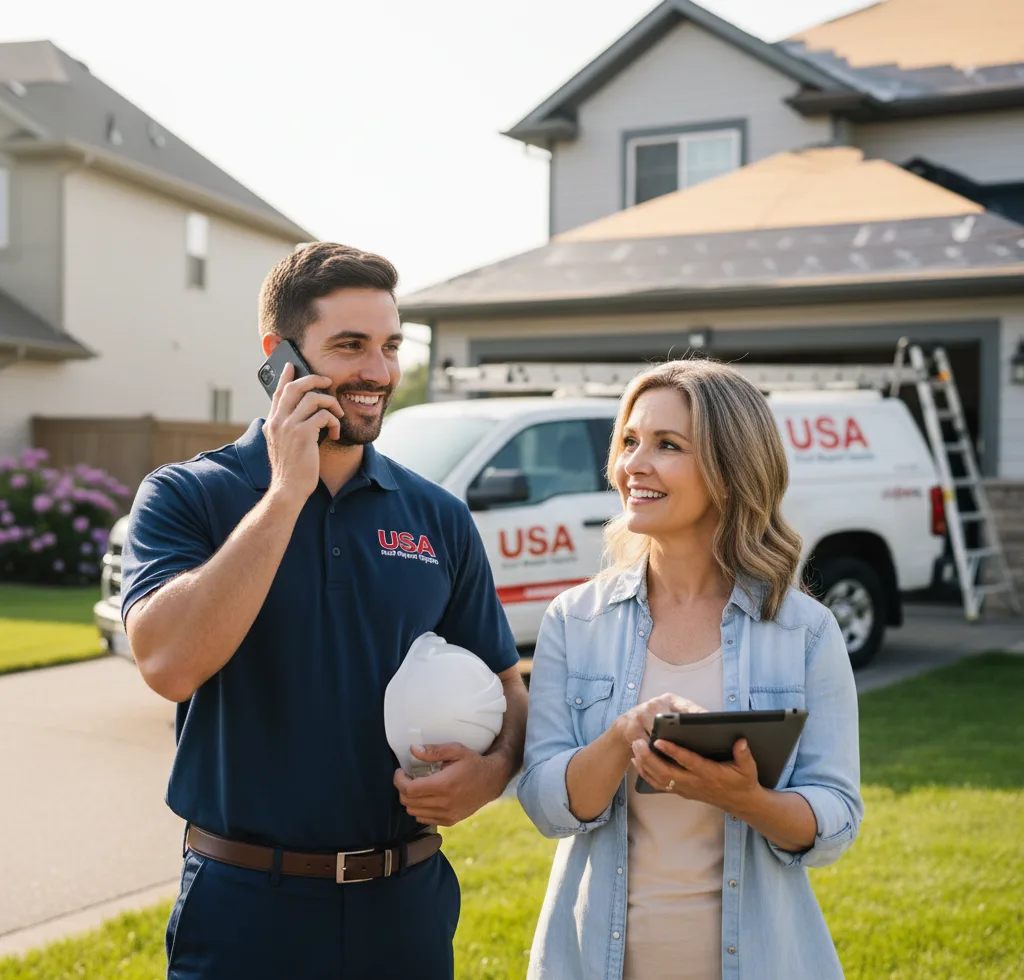 USA Roof Repair Experts customer support in Maysville